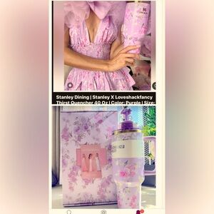 Stanley x Loveshackfancy Purple Floral Thirst Quencher 40 Oz